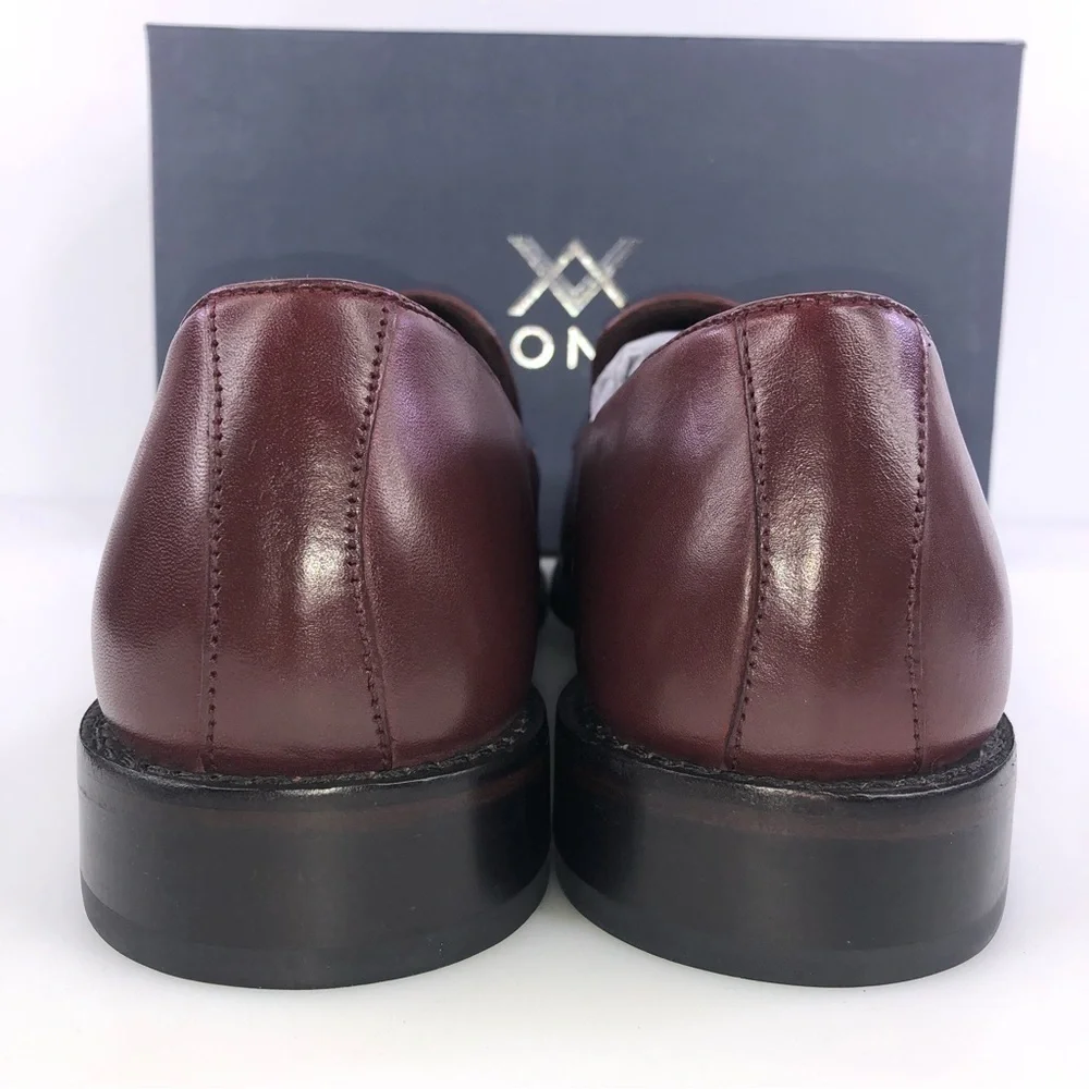 Anthony Veer Kennedy Tassel Loafer Shoes Size 11D Burgundy